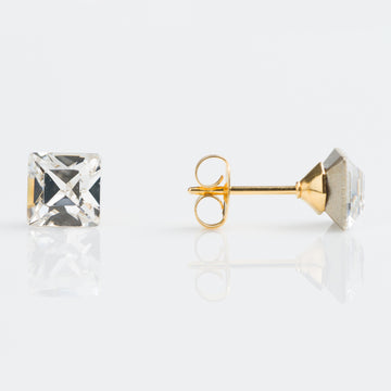Studex | Sensitive 6mm Crystal Square Stud Earrings