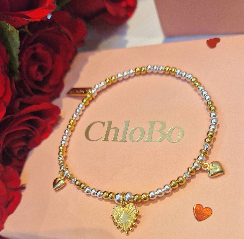 ChloBo | Gold and Silver Everyday Love Bracelet