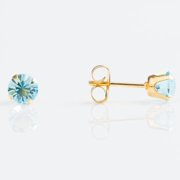 Studex | Sensitive March Aquamarine 5mm Stud Earrings