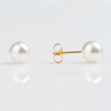Studex | Sensitive 7mm White Pearl Stud Earrings
