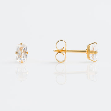 Studex | Sensitive 5x3mm CZ Stud Earrings
