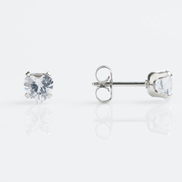 Studex | Sensitive CZ Heart Stud Earrings
