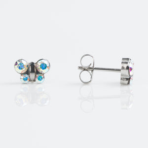 Studex | Sensitive AB Crystal Butterfly Stud Earrings