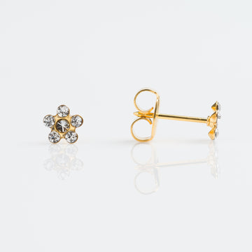Studex | Sensitive April Crystal Daisy Stud Earrings