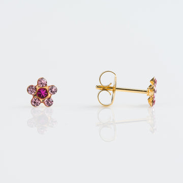 Studex | Sensitive Daisy Light Rose Stud Earrings