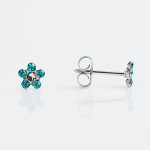 Studex | Sensitive Daisy Blue Zircon Stud Earrings