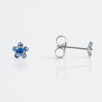 Studex | Sensitive Daisy Light Sapphire Stud Earrings