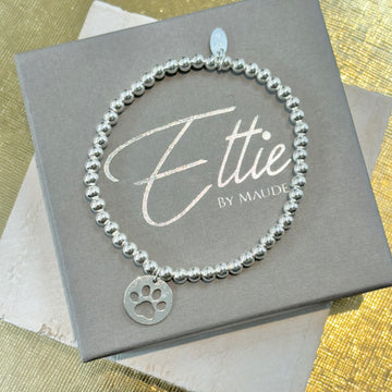Ettie Medium Bead Paw Bracelet
