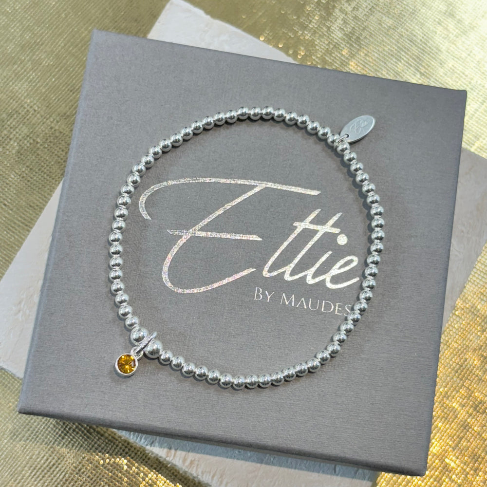 Ettie Thinbead Birthstone Bracelet