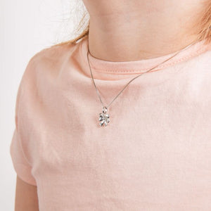 D For Diamond | Bow Pendant