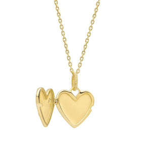Laura Ashley | Picnic Basket Weave Heart Locket Necklace