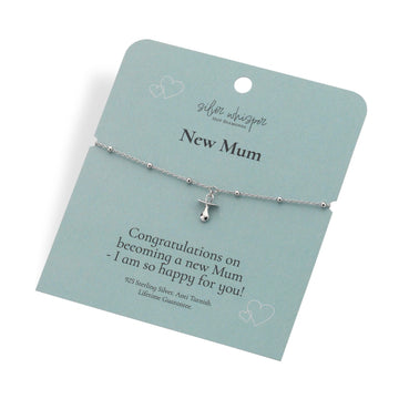 Hot Diamonds | Silver Whisper New Mum Bracelet