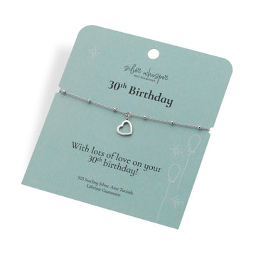 Hot Diamonds | Silver Whisper 30th Birthday Bracelet