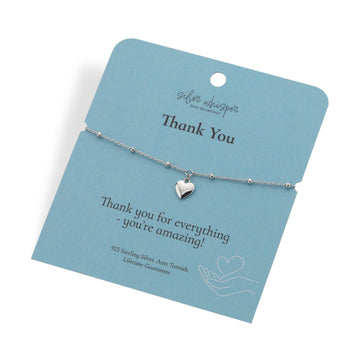 Hot Diamonds | Silver Whisper Thank You Bracelet