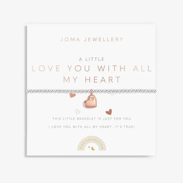 Joma Jewellery | Love You With All My Heart Children’s Bracelet