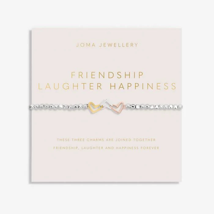 Joma Jewellery | Friendship Laughter Happiness Forever Yours Bracelet