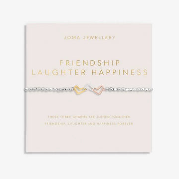 Joma Jewellery | Friendship Laughter Happiness Forever Yours Bracelet