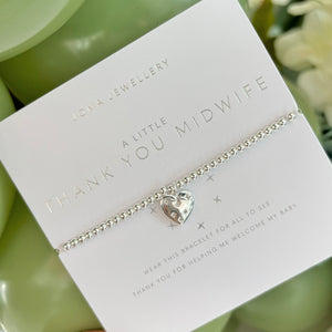 Joma Jewellery | Thank You Midwife Bracelet