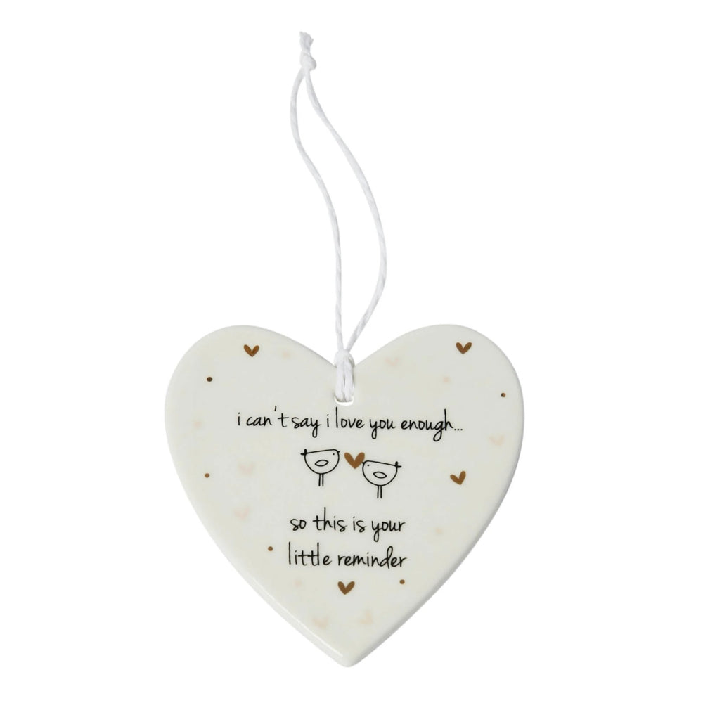 Belly Button Designs | I Can’t Say I Love You Enough Hanging Decoration