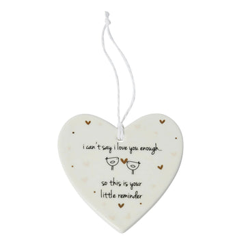 Belly Button Designs | I Can’t Say I Love You Enough Hanging Decoration