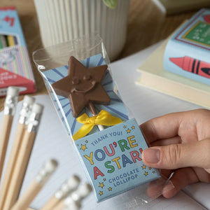 The Chocolate Gift Company | You Are A Star! Chocolate Lolly