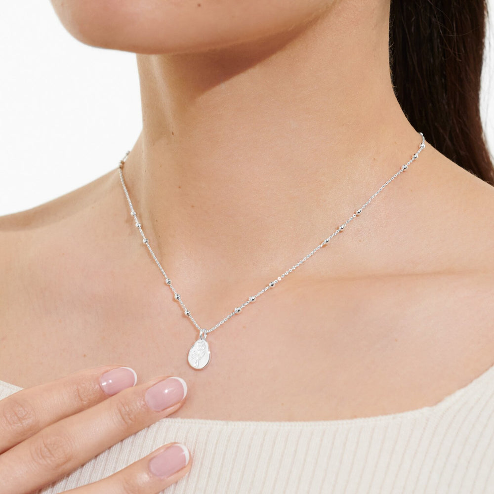 Joma Jewellery | January Birthflower Necklace