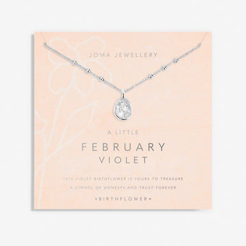 Joma Jewellery | February Birthflower Necklace