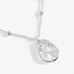 Joma Jewellery | February Birthflower Necklace