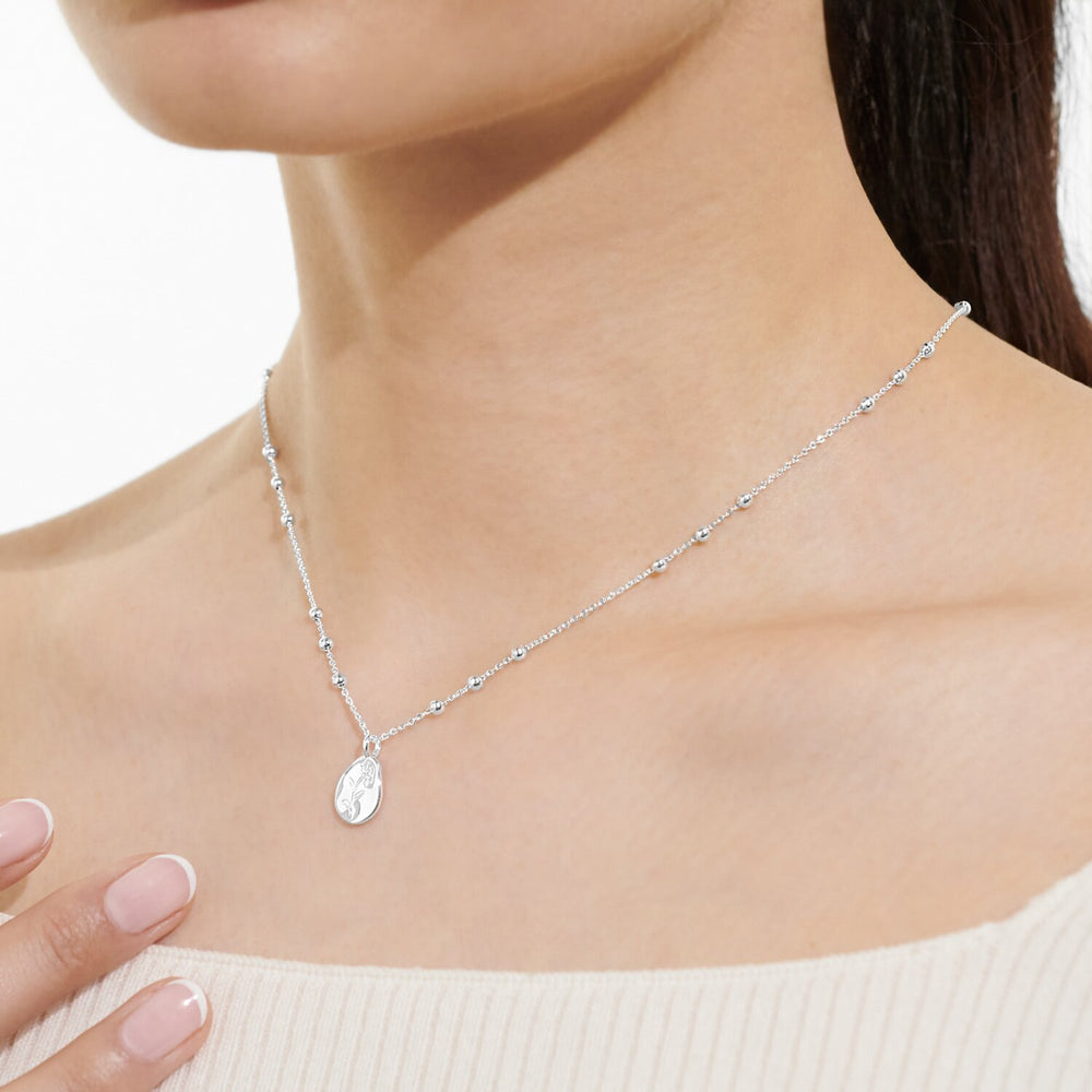 Joma Jewellery | March Birthflower Necklace