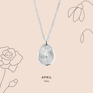Joma Jewellery | April Birthflower Necklace