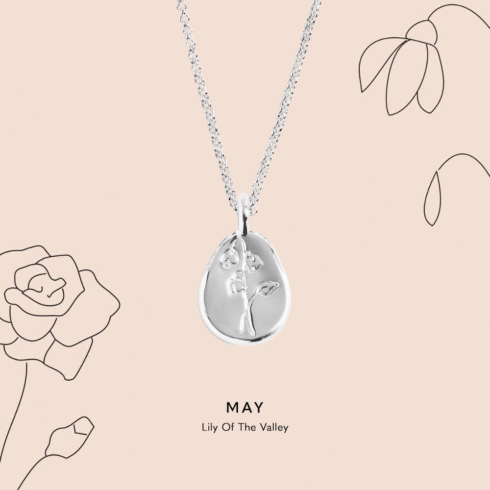 Joma Jewellery | May Birthflower Necklace