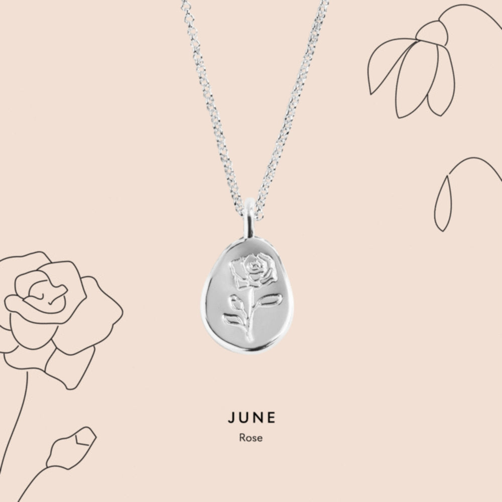 Joma Jewellery | June Birthflower Necklace