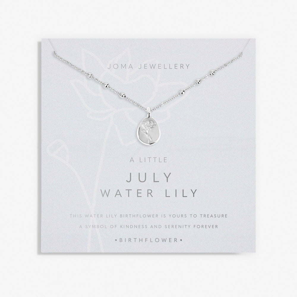 Joma Jewellery | July Birthflower Necklace