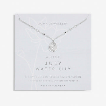 Joma Jewellery | July Birthflower Necklace