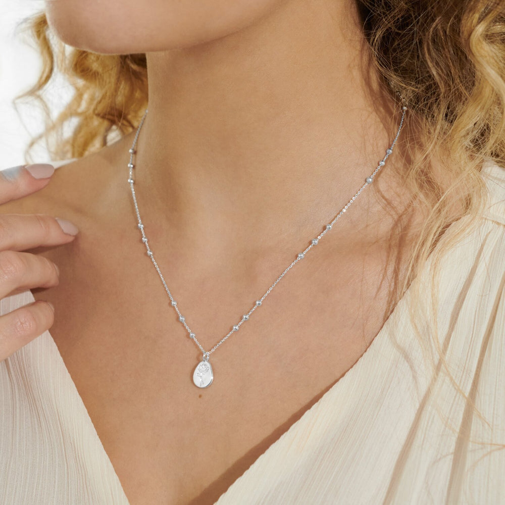 Joma Jewellery | July Birthflower Necklace
