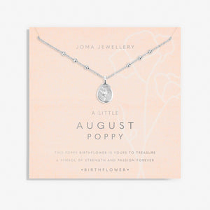 Joma Jewellery | August Birthflower Necklace