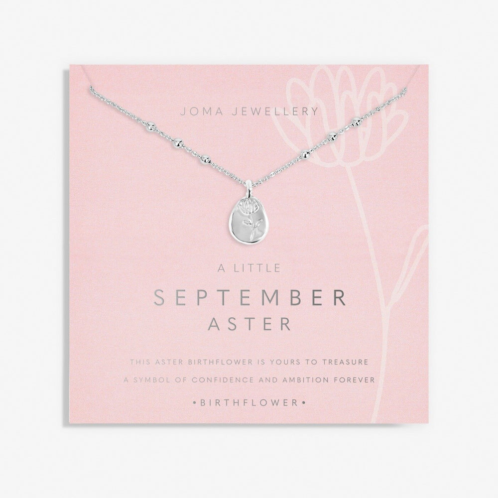 Joma Jewellery | September Birthflower Necklace