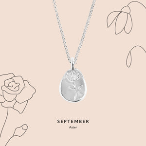 Joma Jewellery | September Birthflower Necklace