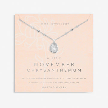 Joma Jewellery | November Birthflower Necklace