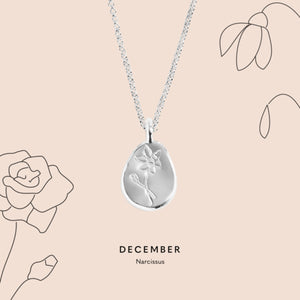 Joma Jewellery | December Birthflower Necklace