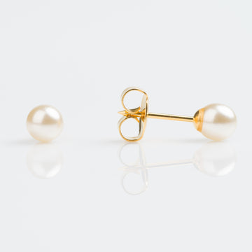 Studex | Sensitive 5mm White Pearl Stud Earrings