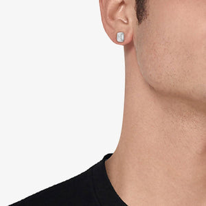 Boss Jewellery | Gents Yang Stainless Steel Square Earring