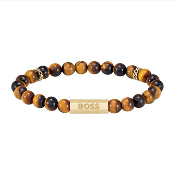 Boss Jewellery | Tigers Eye Beaded Bracelet