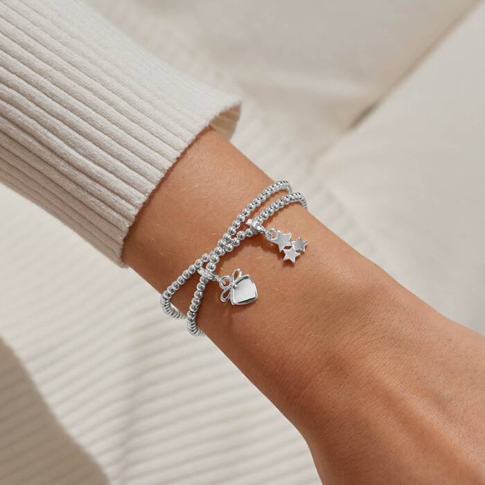 Joma Jewellery | Merry Christmas Linked Infinity Bracelets