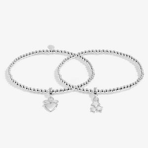 Joma Jewellery | Merry Christmas Linked Infinity Bracelets