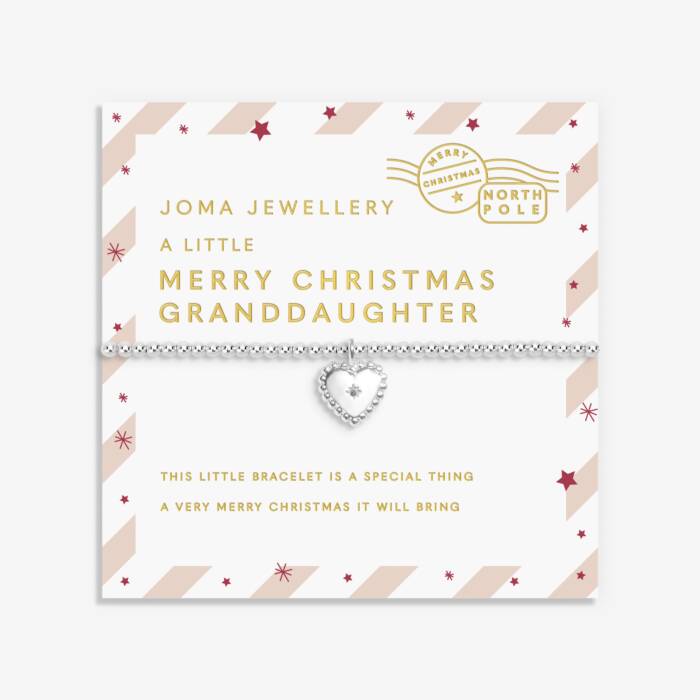 Joma Jewellery | Love From Santa Merry Christmas Granddaughter Bracelet