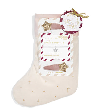 Joma Jewellery | Children’s Stocking Gift Set | Happy Christmas