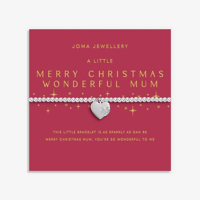 Joma Jewellery | Merry Christmas Wonderful Mum Bracelet