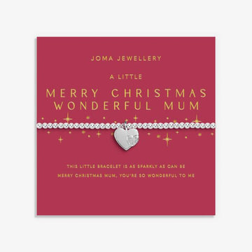 Joma Jewellery | Merry Christmas Wonderful Mum Bracelet
