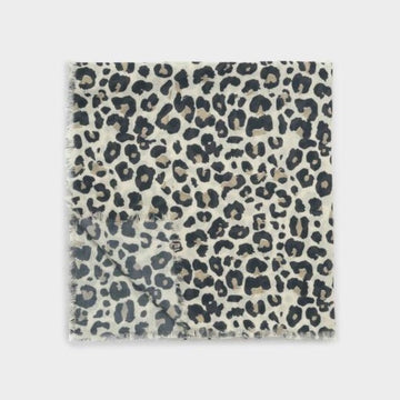 Katie Loxton | Leopard Print Grey, Taupe & Black Scarf